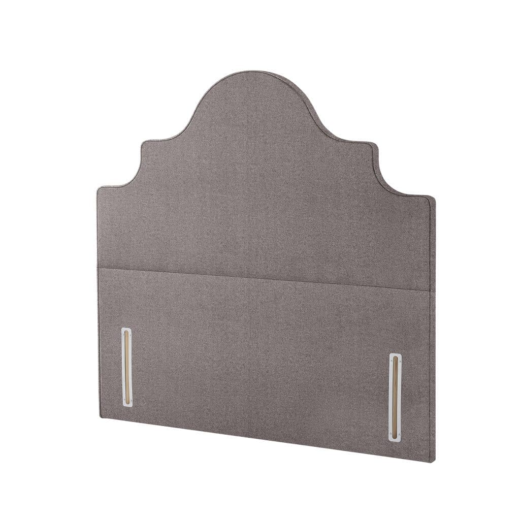 Harrison Spinks Premium Mantel Headboard - Herringbone Lilac, Double