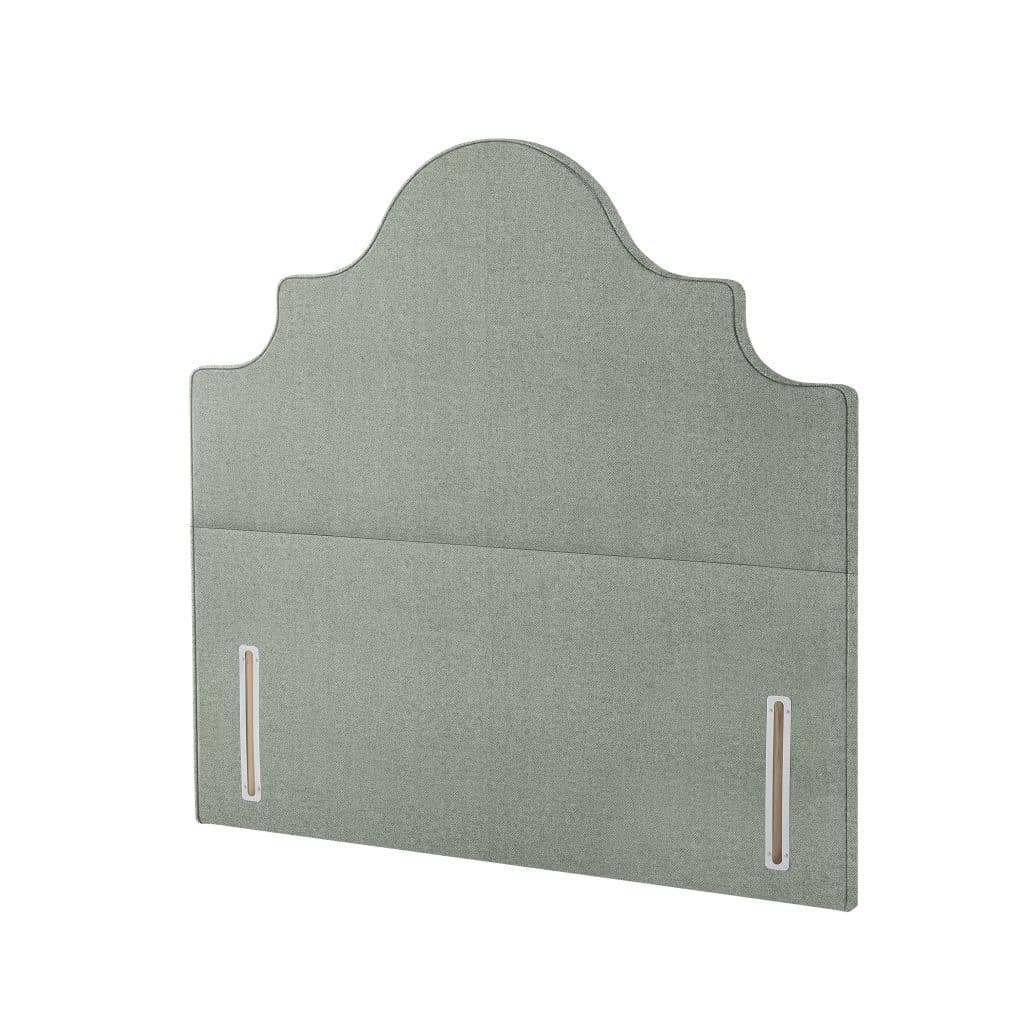 Harrison Spinks Premium Mantel Headboard - Herringbone Sky, King