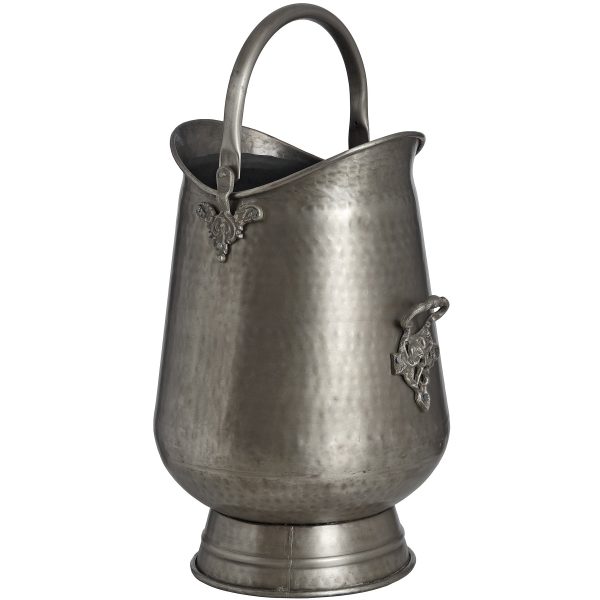 Antique Pewter Coal Bucket | Bed Sava