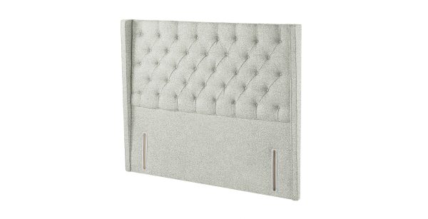 Harrison Spinks Classic Alcott Headboard  Rustika Pale Grey Emperor | Bed Sava