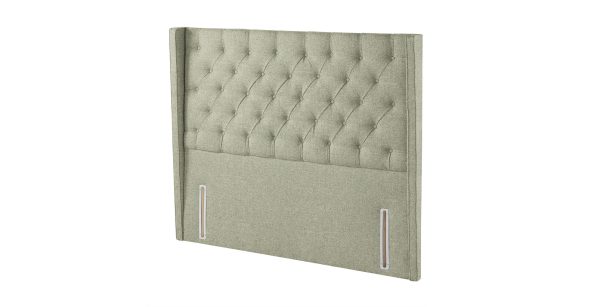 Harrison Spinks Premium Alcott Headboard  Diamond Onyx Small Double | Bed Sava