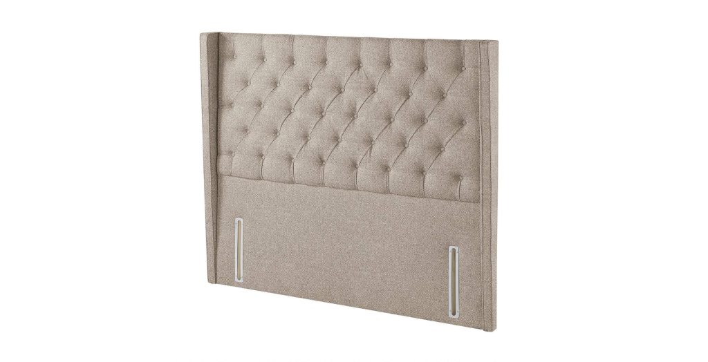 Harrison Spinks Premium Alcott Headboard - Diamond Stone, Emperor