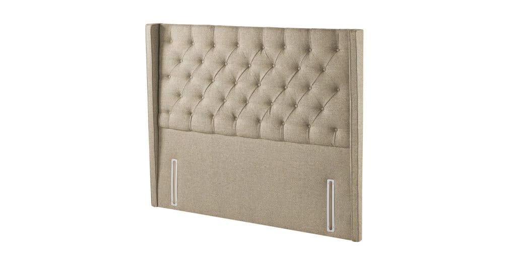 Harrison Spinks Premium Alcott Headboard - Herringbone Cotton, Single