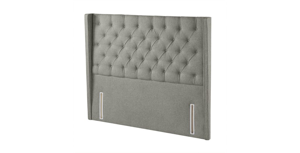 Harrison Spinks Classic Alcott Headboard - Mole Mercury, Super King