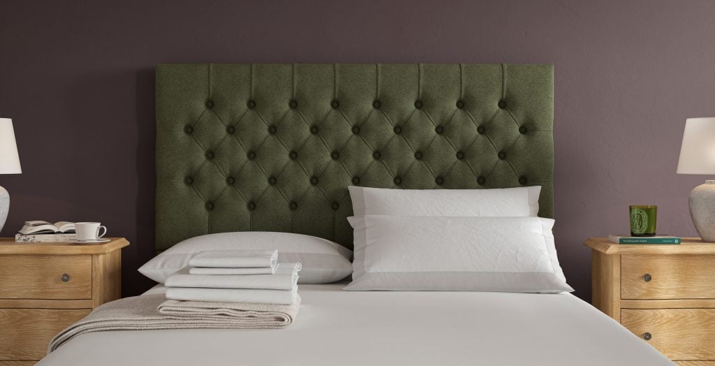 Sleepeezee Darwin Headboard - Forest Bouclé, Single