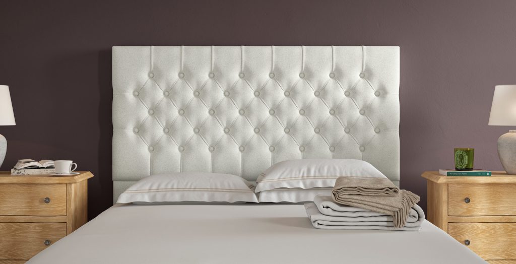 Sleepeezee Darwin Headboard - Starlight Bouclé, King