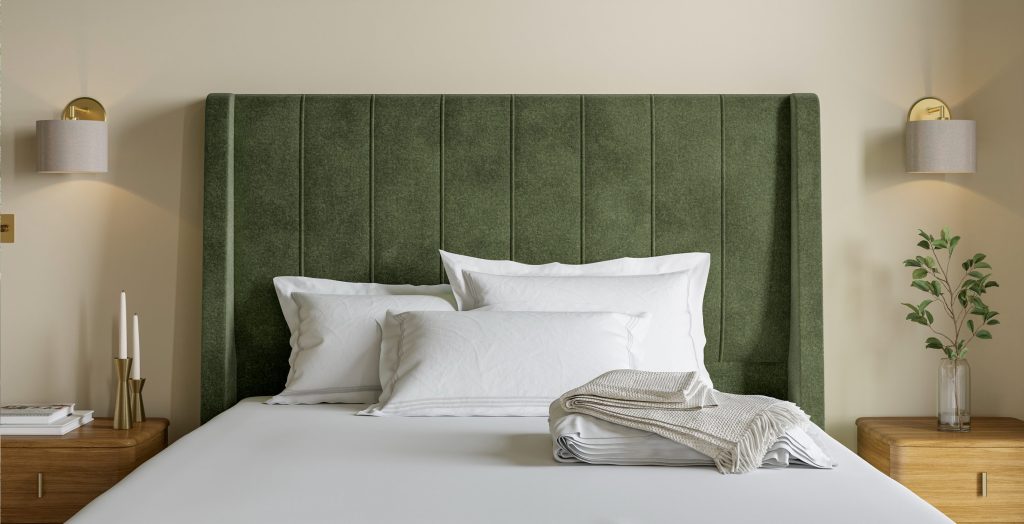 Sleepeezee Ephrain Headboard - Pine Chenille, King