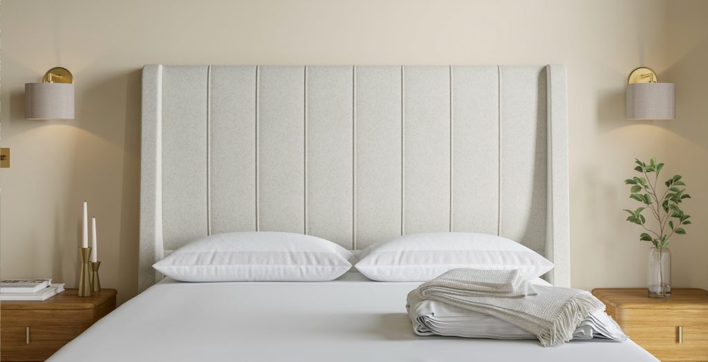 Sleepeezee Ephrain Headboard - Starlight Bouclé, King
