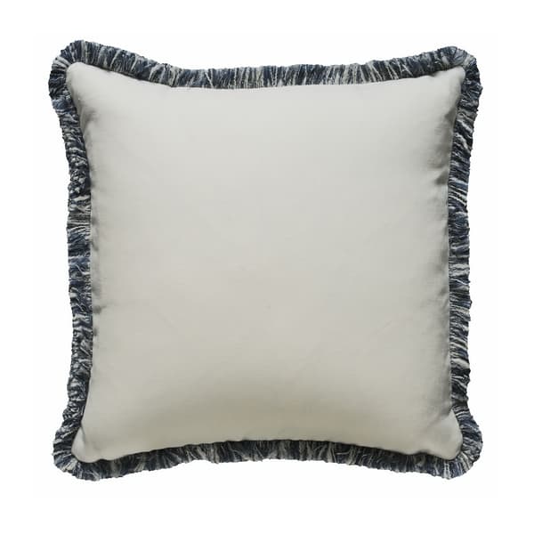 Beagle SaltMoscow Mule Sustainable Feather Cushion Salt  Moscow Mule  Andrew Martin With TrimFringe  Linen  Linen Blend Plain | Bed Sava