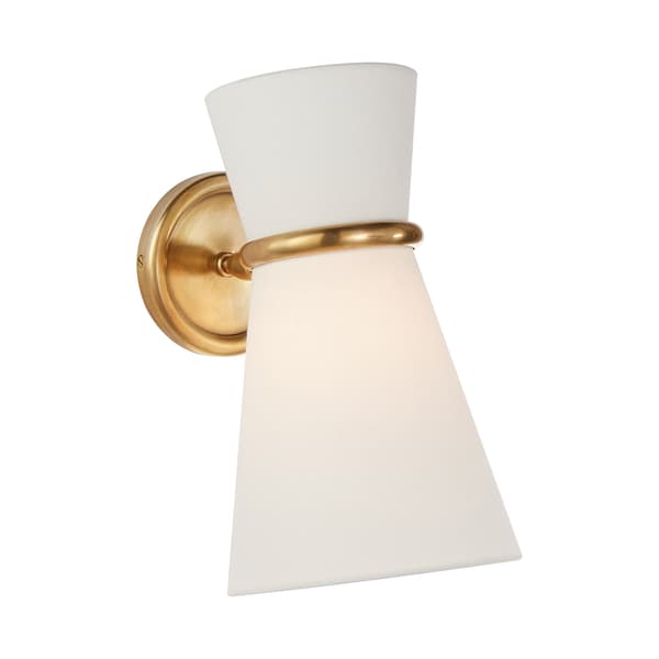 Clarkson, Light, Hand-Rubbed Antique Brass - Andrew Martin