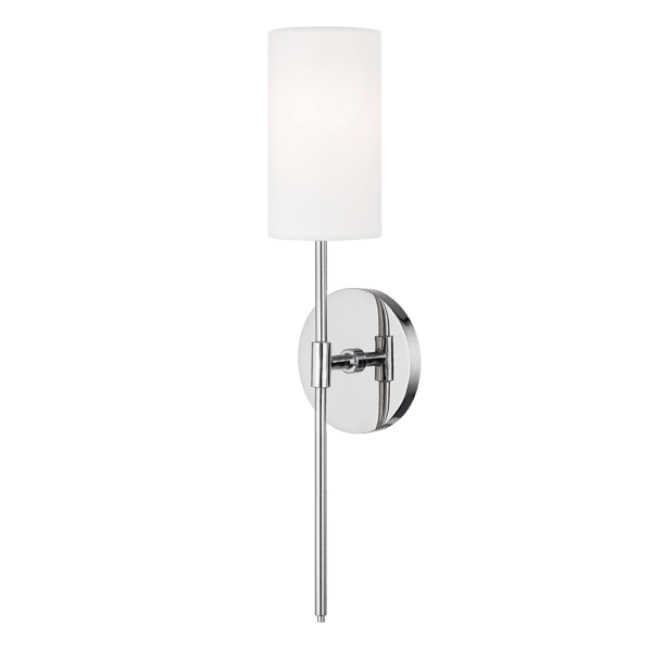 Olivia Wall Light Nickel, Wall Light, Polished Nickel - Andrew Martin