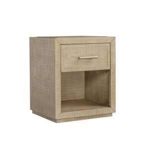 Raffles 1 Drawer Bedside Table Natural Small Bedside Table Small  Andrew Martin | Bed Sava