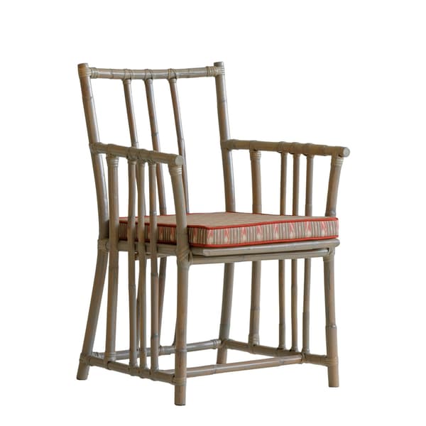 Tiberius Chair, Chair, Multicoloured/Red - Andrew Martin Bamboo