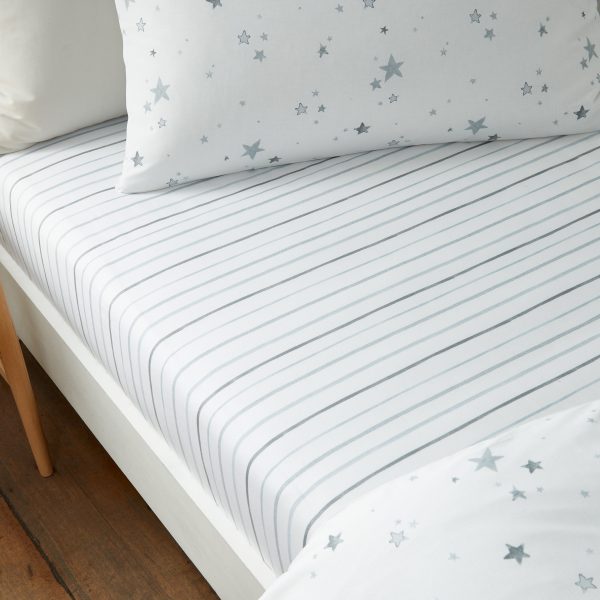 Bianca Stars Cotton Fitted Sheet | Bed Sava