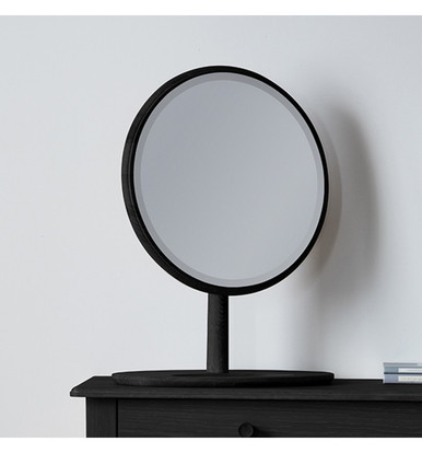 Nordic Oak Black Dressing Mirror