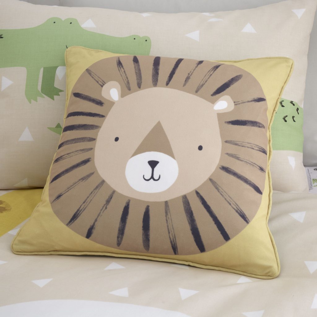Catherine Lansfield Roarsome Animals Soft Touch Velvet  Cushion