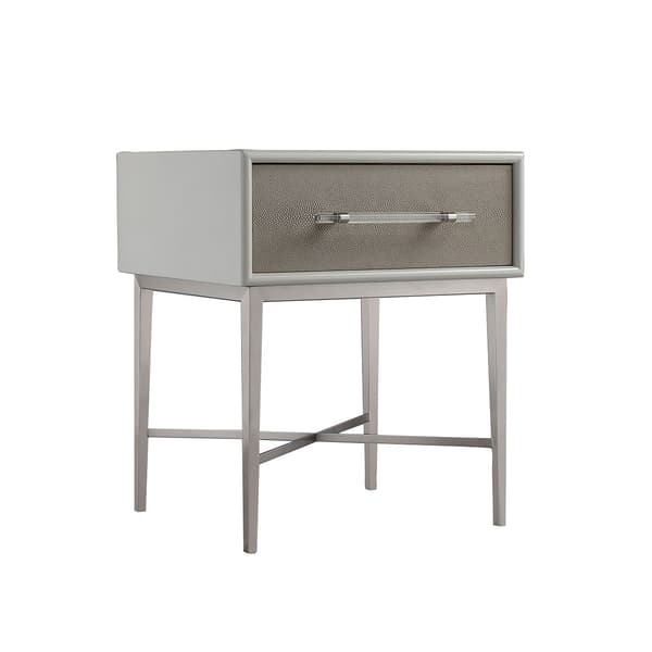 Alice Bedside Table Grey, Bedside Table - Andrew Martin