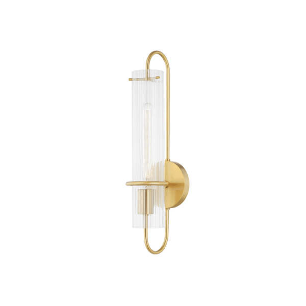 Beck Wall Light Aged Brass, Light - Andrew Martin