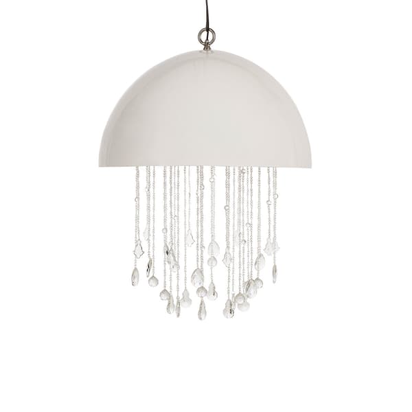 Lunar Chandelier, Large, White - Andrew Martin