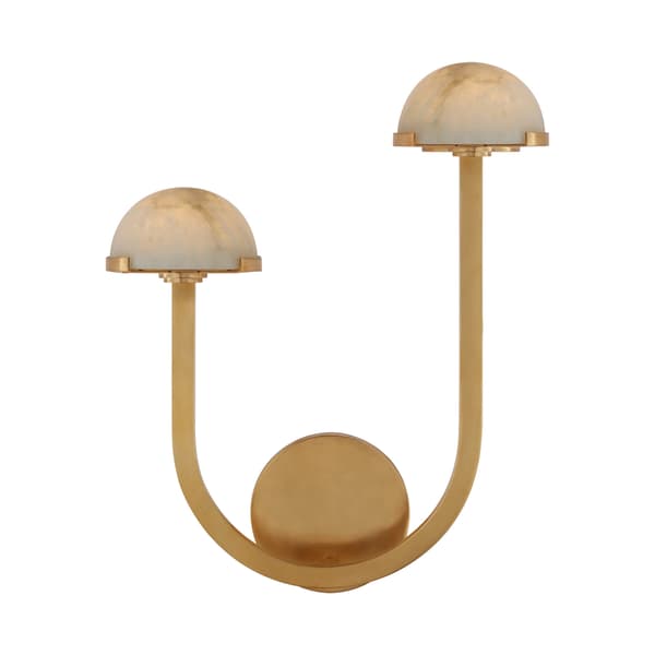 Pedra Left Brass, Light, Left, Antique-Burnished Brass - Andrew Martin
