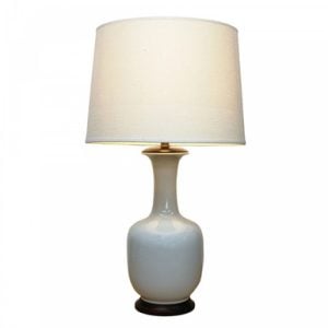 Pair of Oriental Table Lamps  Ivory Tea Bottle | Bed Sava