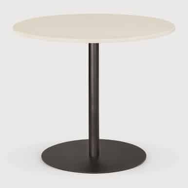 Ethnicraft Blend Microcement & Bronze 90cm Dining Table