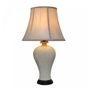 Pair of Oriental Table Lamps  Apricot Mosaic | Bed Sava