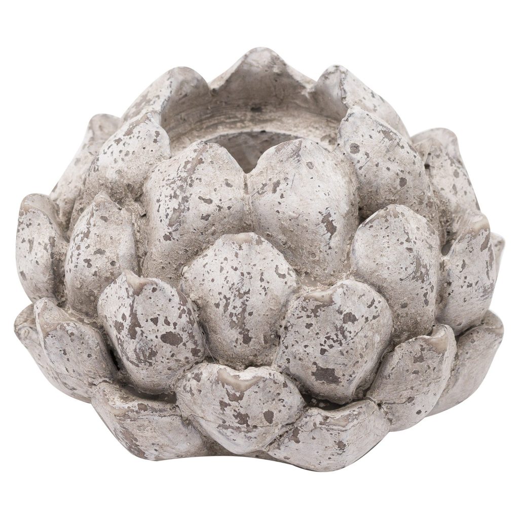Large Stone Effect Acorn Tea Light Holder | Bed Sava