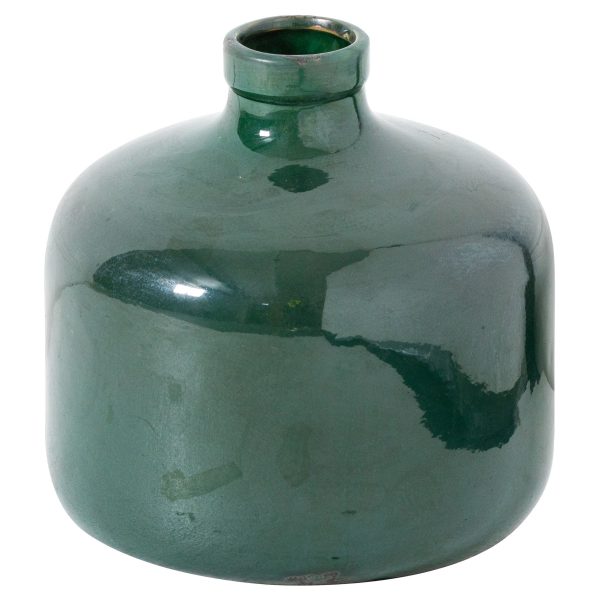Garda Emerald Glazed Eve Vase | Bed Sava