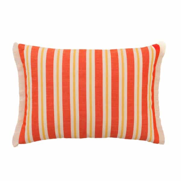 Coast Spritz & Sole, Hollowfibre, Cushion, 55cm x 40cm, Spritz/Sole - Andrew Martin Sophie Paterson Stripe