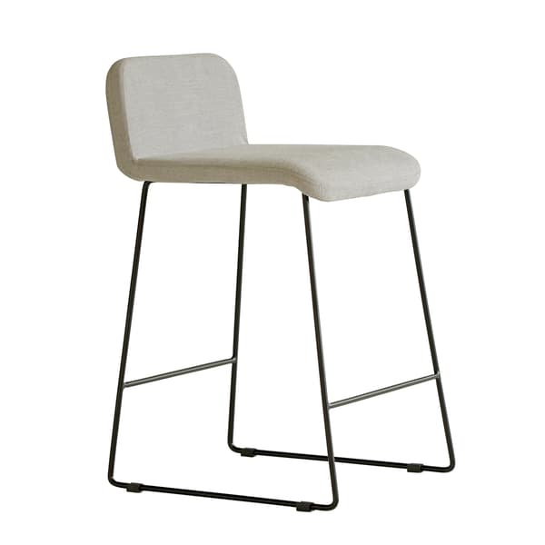 Lucy Bar Stool, Bar Stool, Grey - Andrew Martin Other Fabric