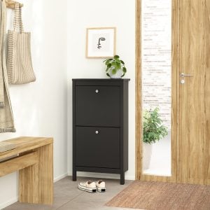 Madrid Shoe Cabinet 2 Flip Down Doors | Bed Sava