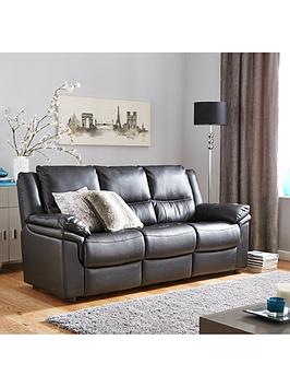 Very Home Albion Luxury Faux Leather High Back 3 Seater Sofa - Fsc&Reg; Certified