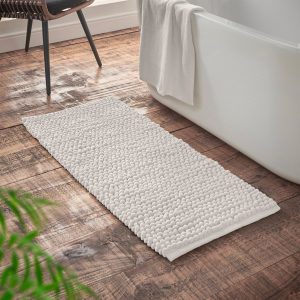 Bianca Aspen Bobble Bath Runner | Bed Sava