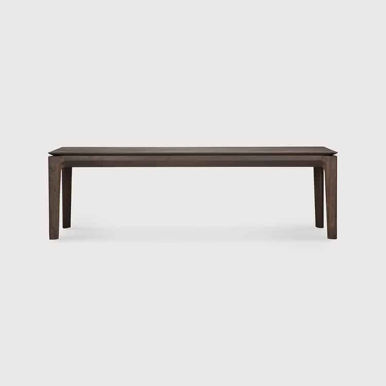 Ethnicraft Bok Brown Oak Bench 166 x 35 x 46 cm