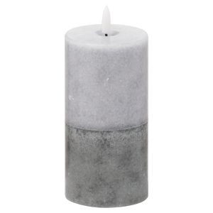 Luxe Collection Natural Glow 3×6 Stone LED Candle | Bed Sava