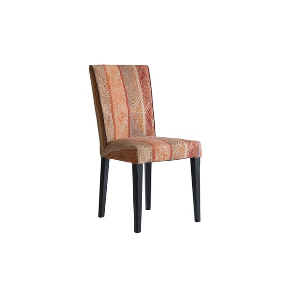 Addington Dining Chair Isthmus Brick Choc, Chair, Isthmus Brick Chocolate - Andrew Martin Linen