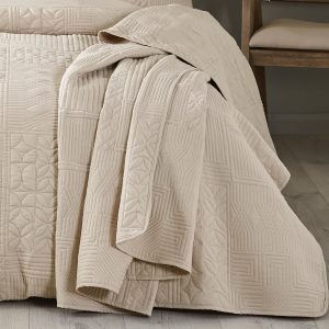 Catherine Lansfield Folkstone Geo Bedspread | Bed Sava