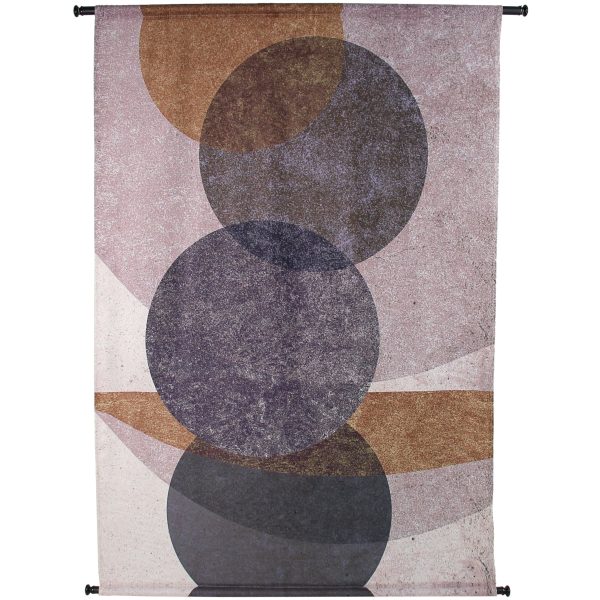 Elemental Circles Velvet Wall Hanging | Bed Sava