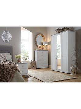 One Call Alderley Ready Assembled Narrow 5 Drawer Chest