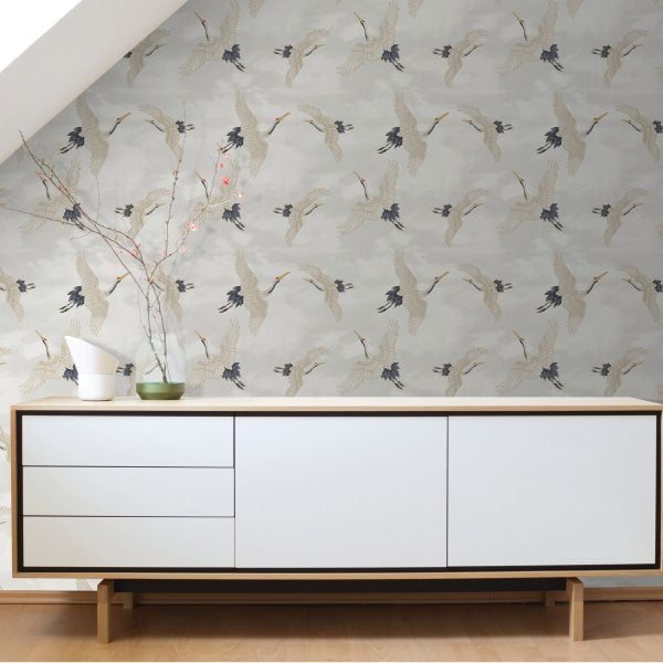 Catherine Lansfield Painted Sunflowers Wallpaper | Bed Sava
