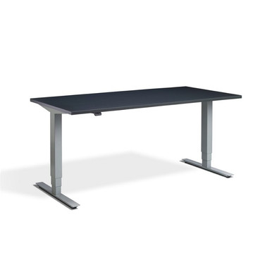 Height Adjustable Anthracite Lavoro Desk - Advance black 160 x 70 cm