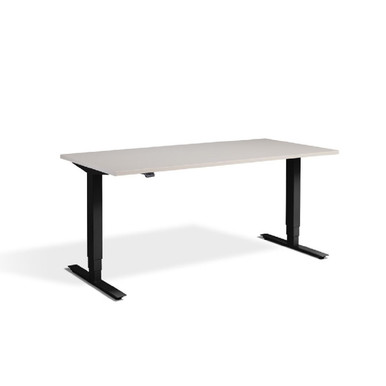 Height Adjustable Cashmere Lavoro Desk - Advance black 180 x 80 cm