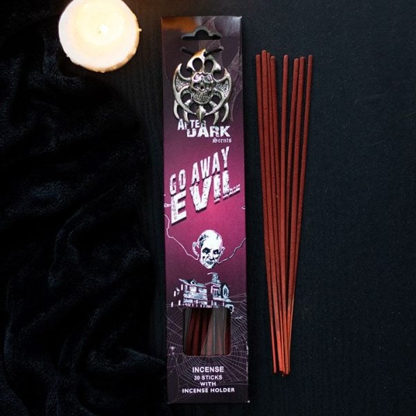 Go Away Evil Incense Sticks with Holder | Bed Sava