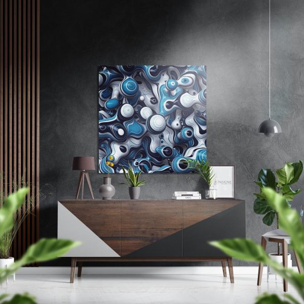 Evil Eyes Brushed Aluminium Dibond Wall Art | Bed Sava