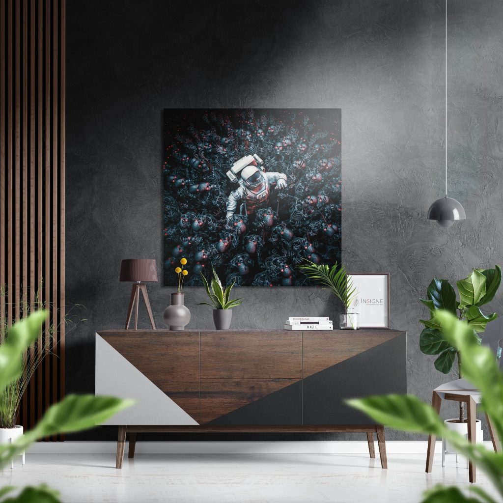 Android Cemetery Brushed Aluminium Dibond Wall Art