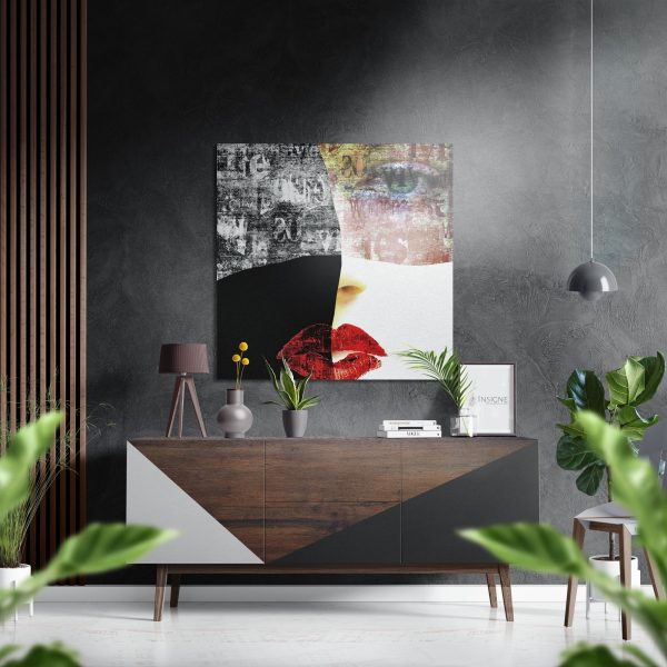 Divided Brushed Aluminium Dibond Wall Art | Bed Sava