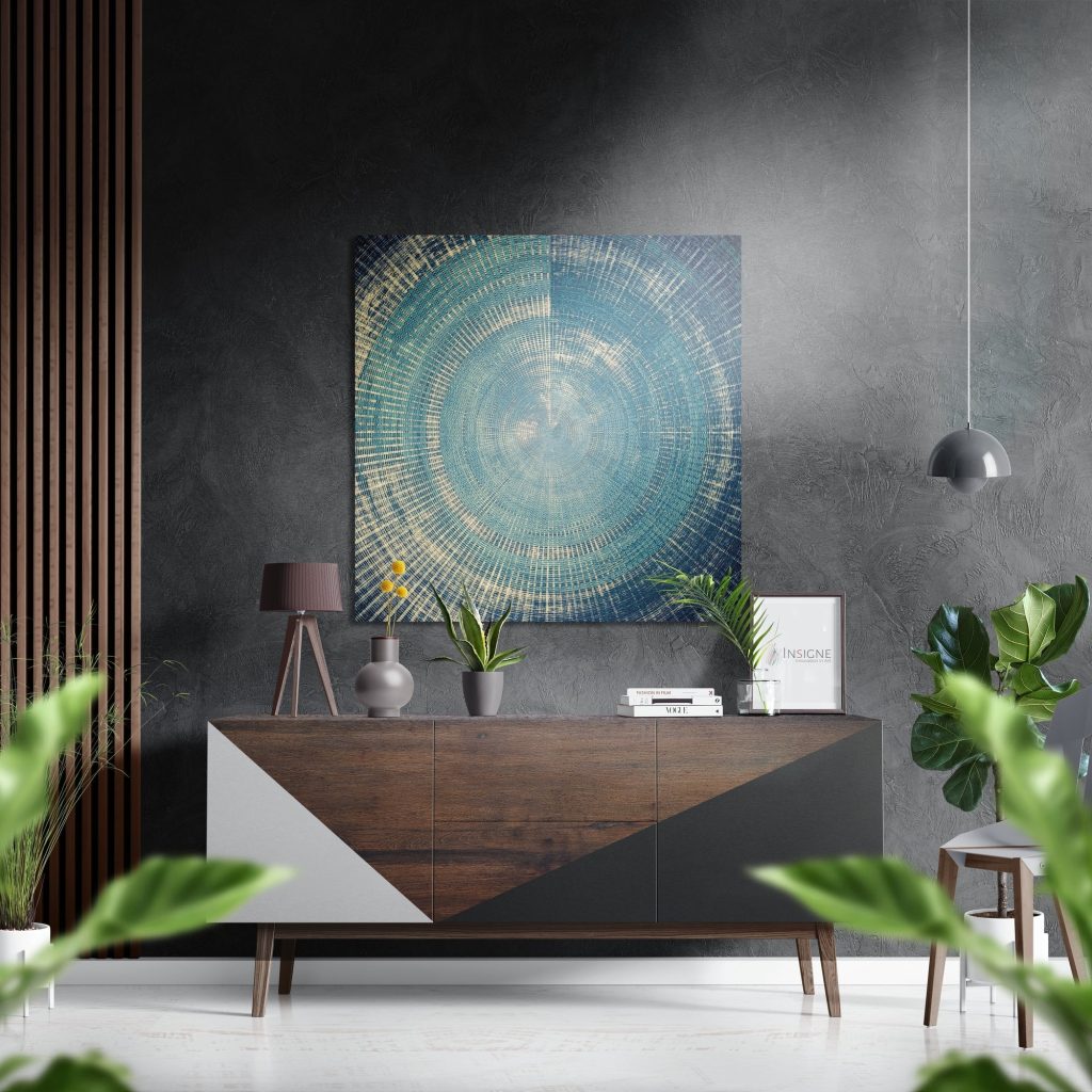 Texture Brushed Aluminium Dibond Wall Art