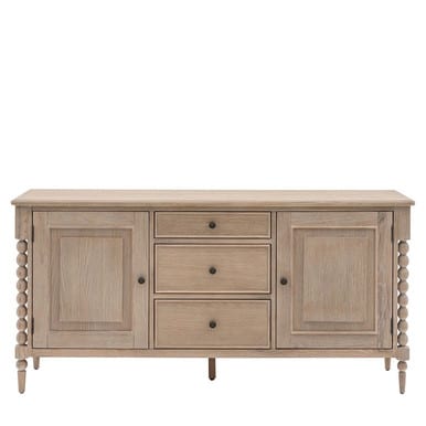 Gallery Direct Artisan Natural Oak 2 Door 3 Drawer Sideboard 1660x450x800