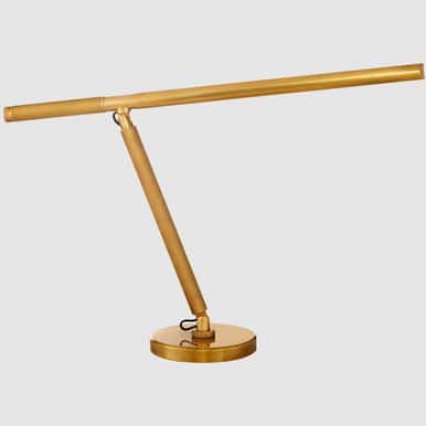 Visual Comfort Barrett Knurled Boom Arm Desk Light